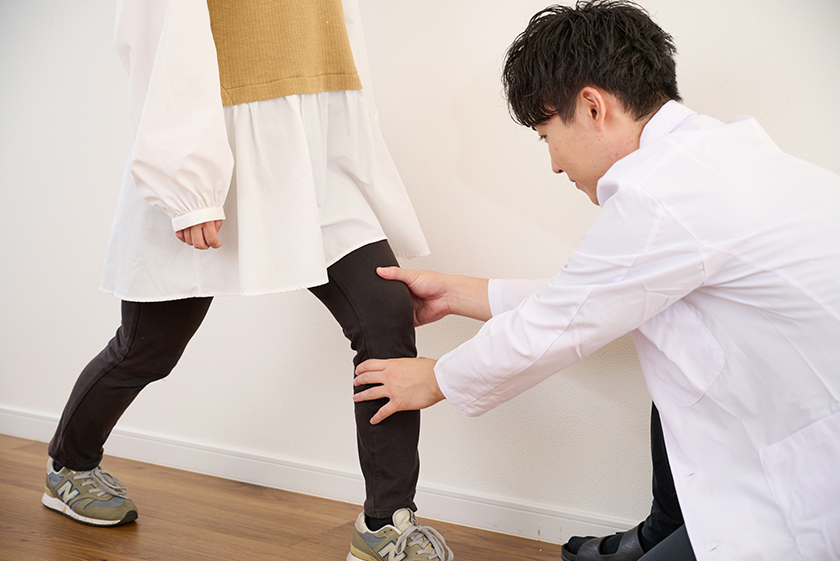 動作改善と栄養指導