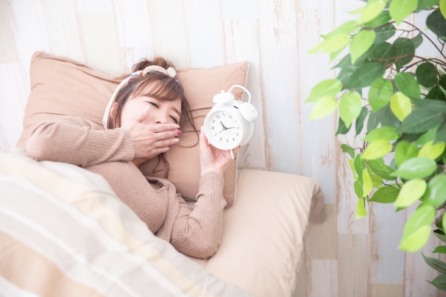 睡眠で悩む方のイメージ あさば整体院三郷中央店